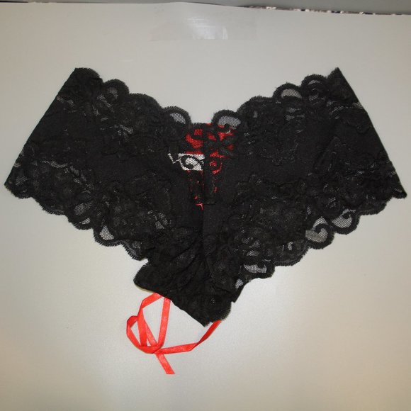 lace up boyshort panty - Picture 3 of 3